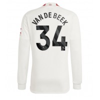 Camisa de time de futebol Manchester United Donny van de Beek #34 Replicas 3º Equipamento 2023-24 Manga Comprida